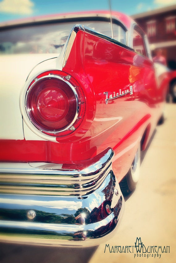 1957 Red ford farelane #8