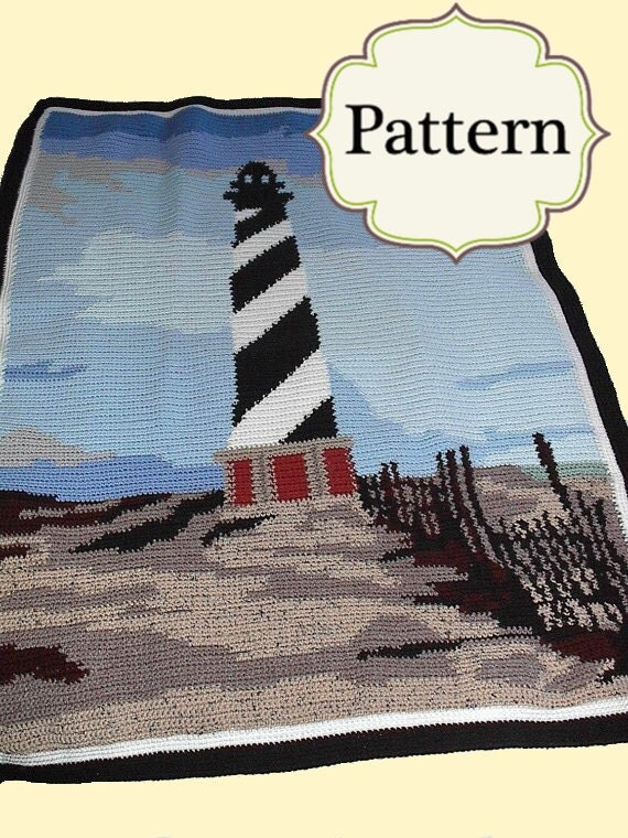 Crocheted Afghan Pattern - Original Design Cape Hatteras ...