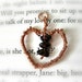 DONATION to Feeding America Hearted Wire Wrapped Garnet + Copper Heart Pendant / Mothers Day Organic Deep Merlot Red, January Birthstone