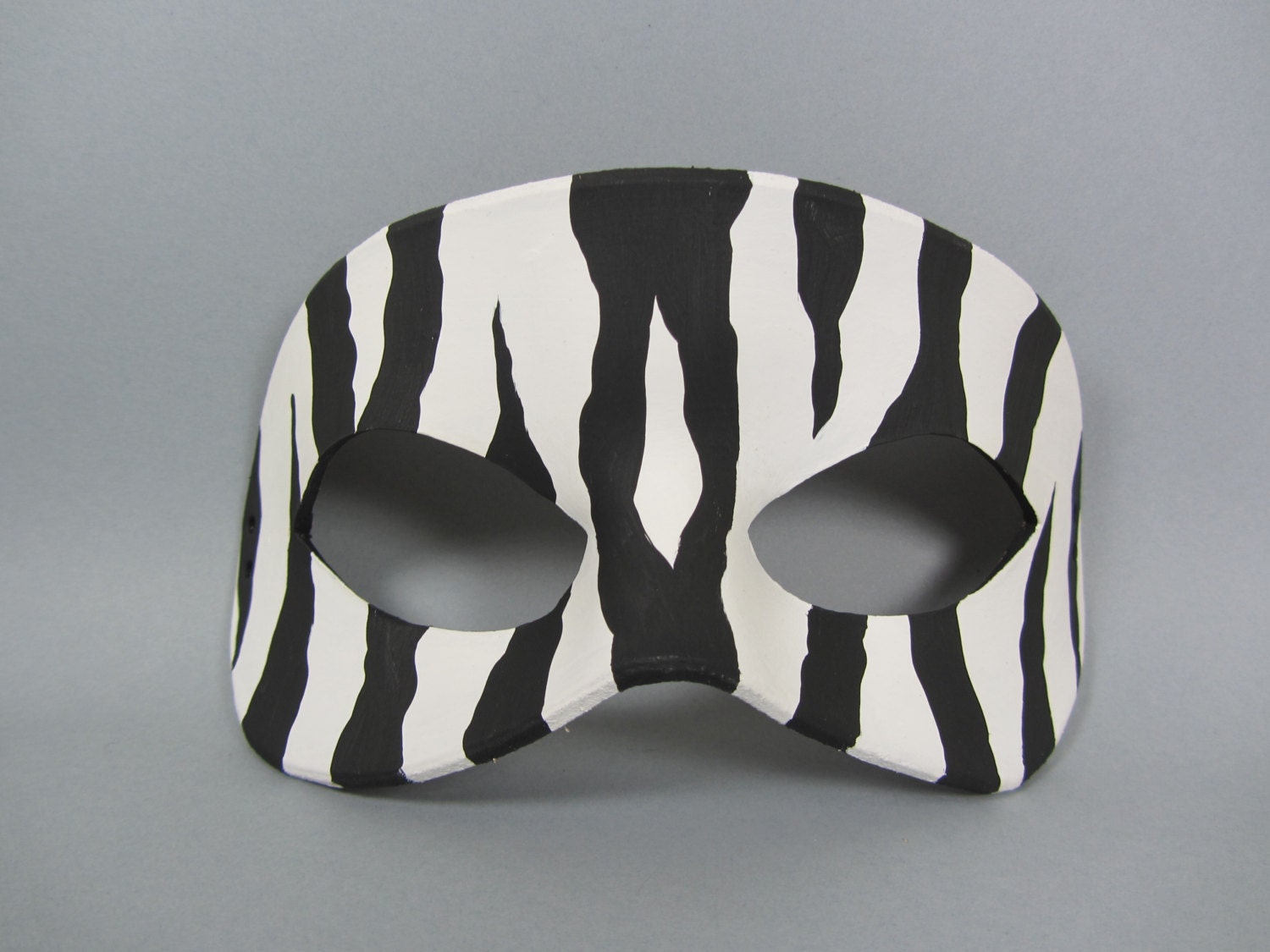 Zebra Animal Print Leather Mask Unisex by maskedzone on Etsy