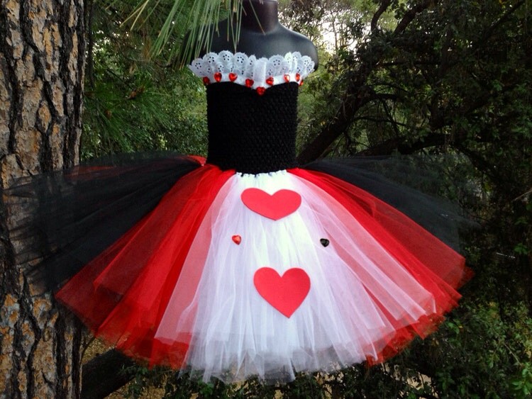 Queen of Hearts Tutu Dress Alice in by PrincessEmmaCouture