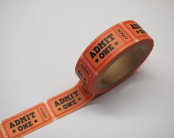 Washi Tape - Admit Tickets (10M)