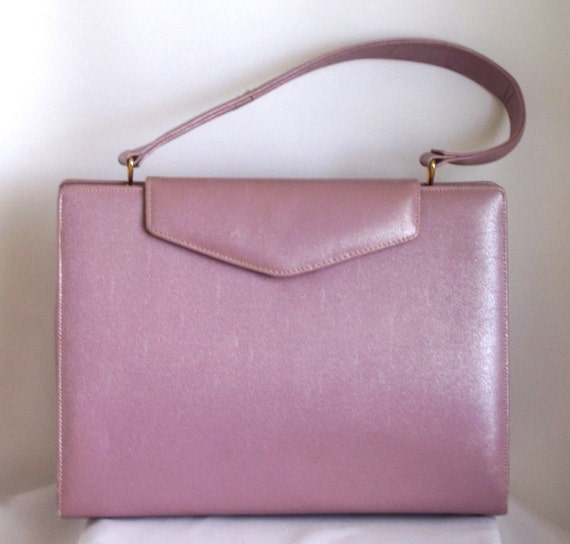 VINTAGE HANDBAG LAVENDER Mauve