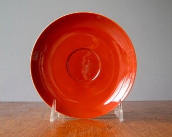 Seven Freeman Lederman Saucers in Burnt Orange - Tackett / Fujita