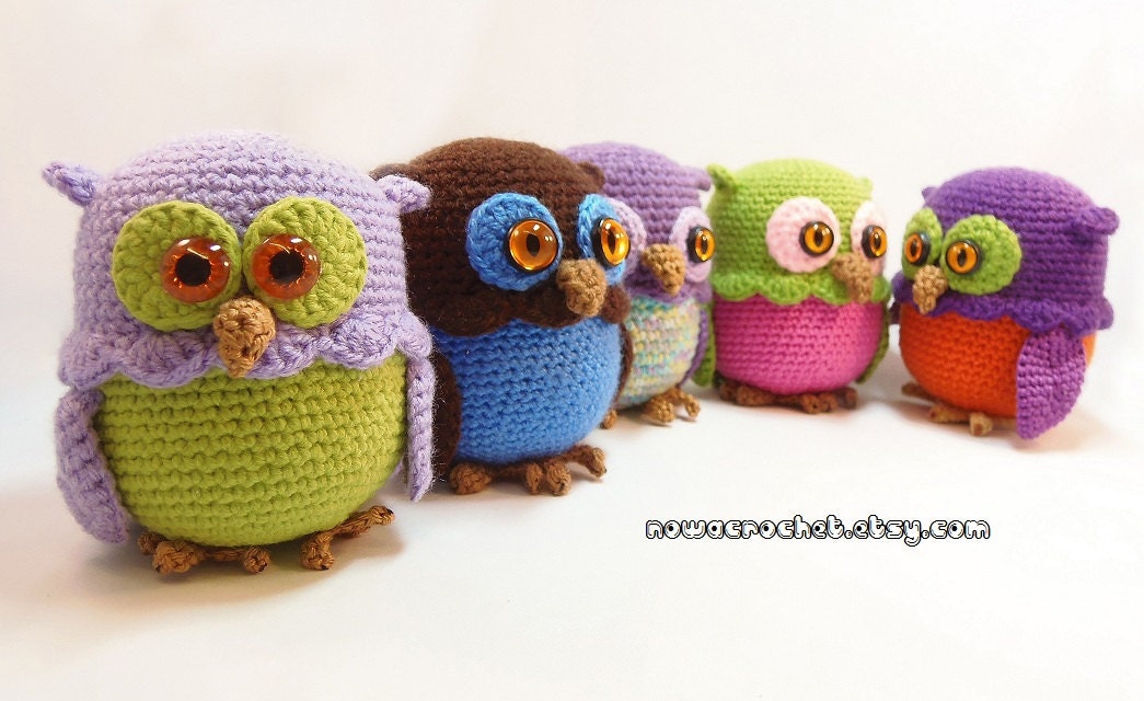 Owl mini storage box PDF crochet pattern