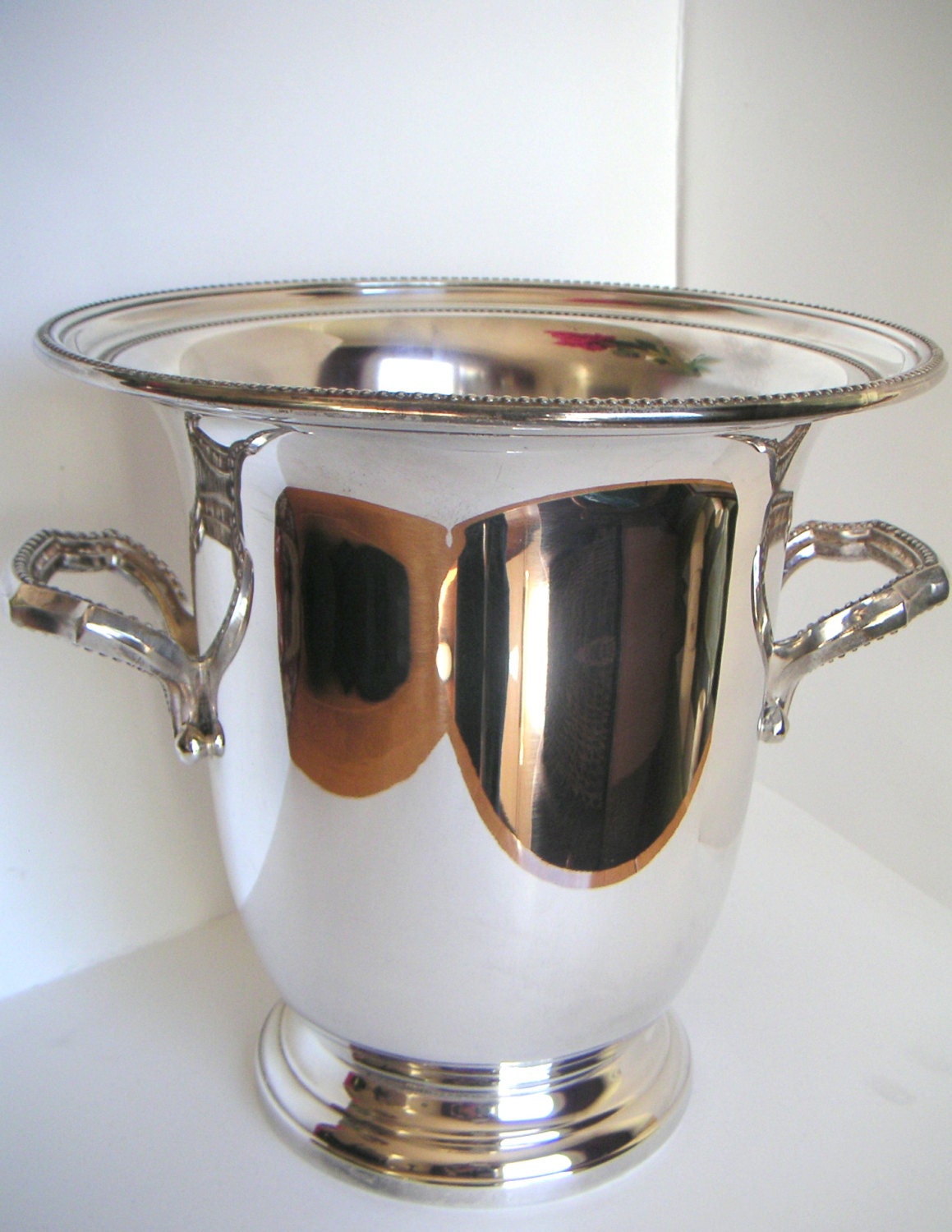 Vintage Champagne Ice Bucket Wine Cooler Towle Silver Plate