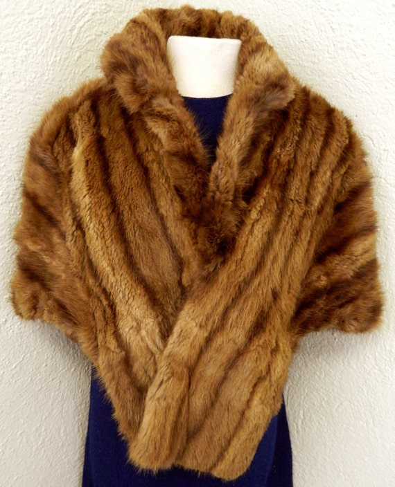 AS IS Vintage Morton's Washington D.C. Mink Fur Stole