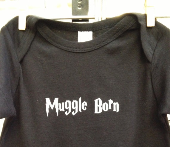 Muggle Born Harry Potter baby onesie romper