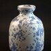 Bybee Pottery Blue Speckled "Bee Hive" Vase