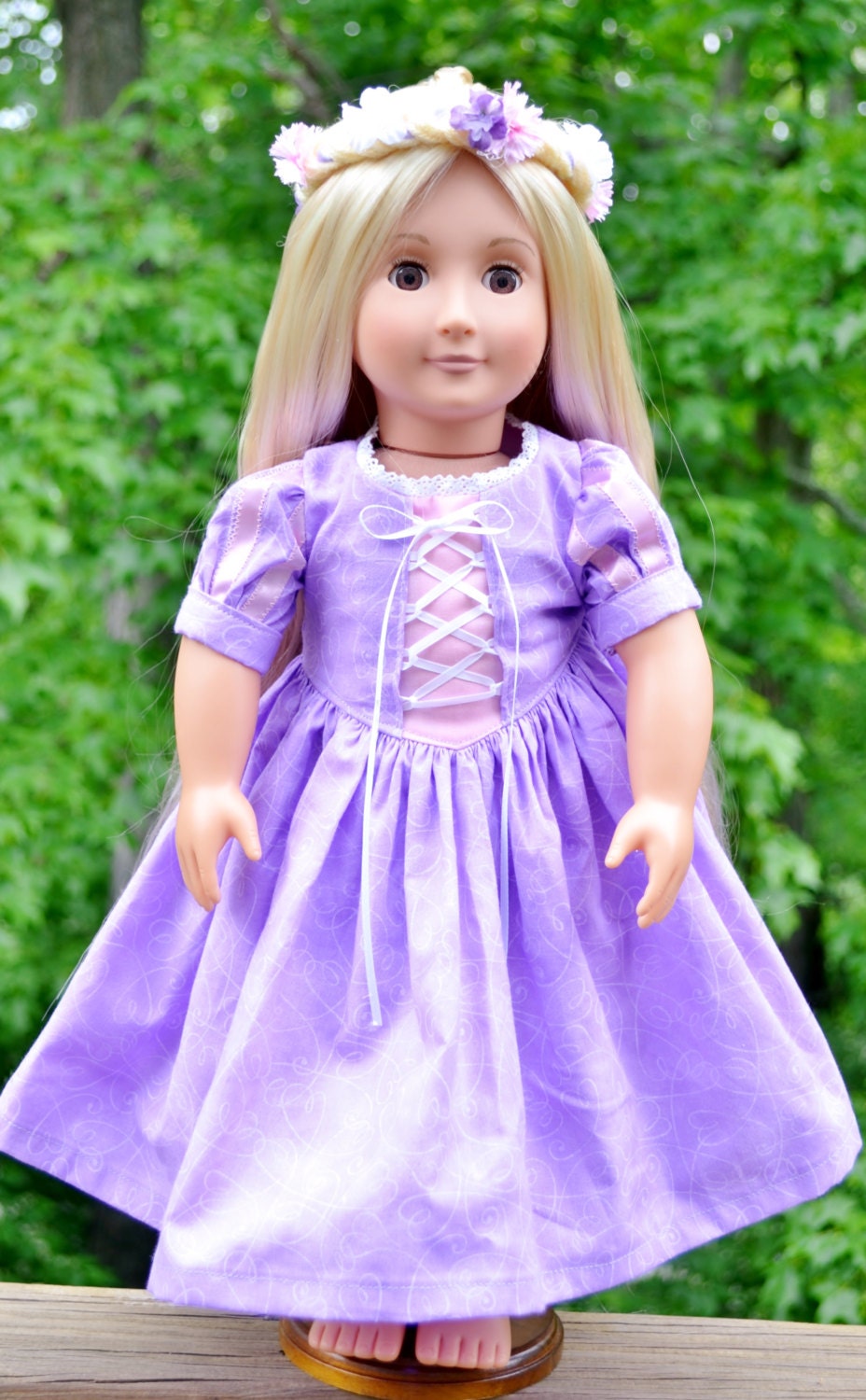 American Girl Rapunzel Dress New improved design