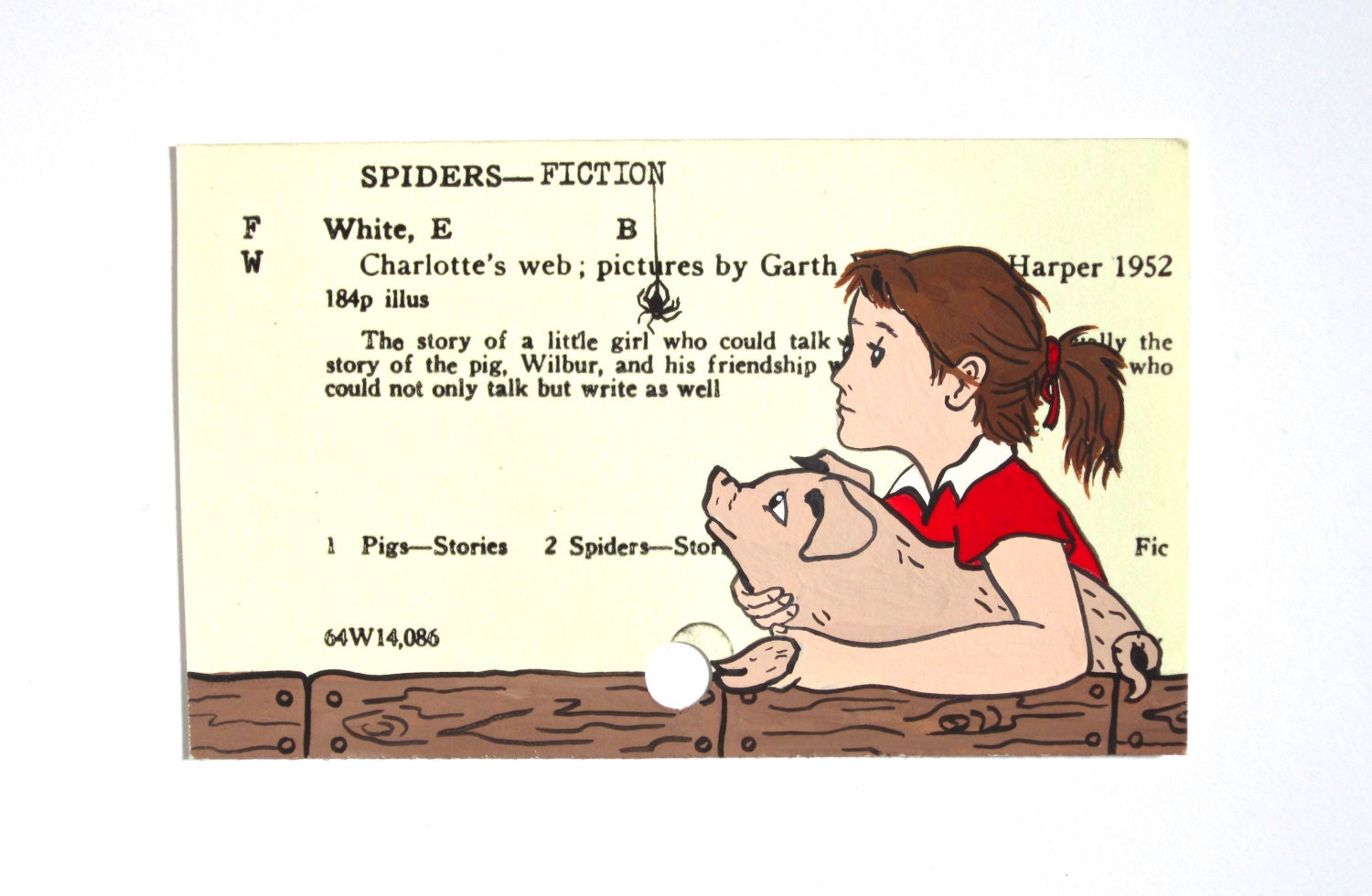 Charlotte's Web by E.B. White Print of Charlotte the