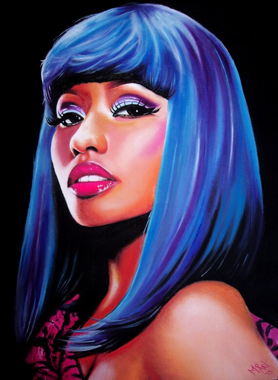 Original Oil Painting - Nicki Minaj