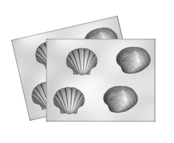 Sea Shell Chocolate Molds - Party Favor - Candy Making Party Supplies Il_570xn