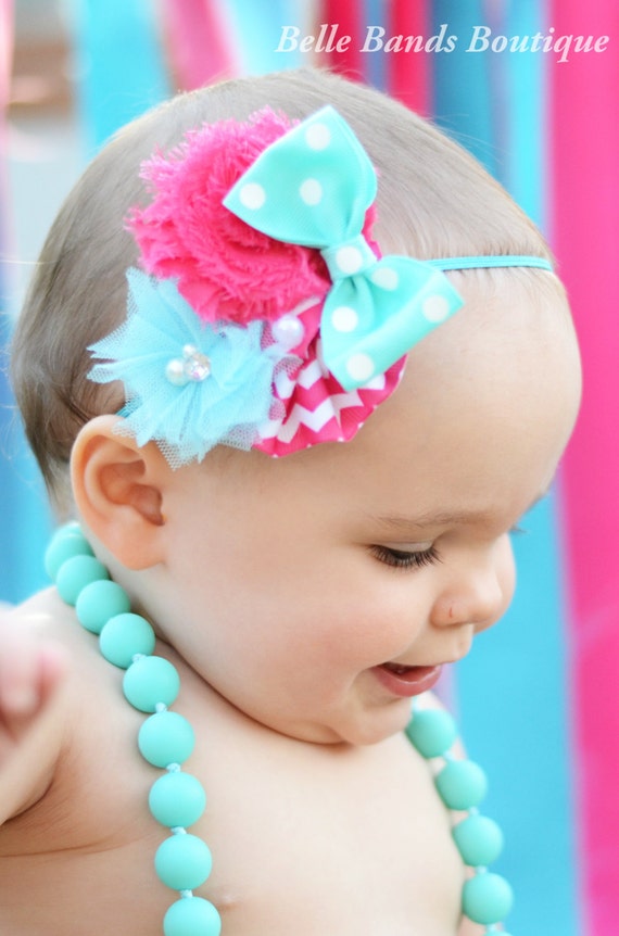 baby headband headband flower headbands baby by kinseygraceco baby headbands baby headband pink turquoise baby headband headband flower headbands baby by kinseygraceco baby headbands baby headband pink turquoise
