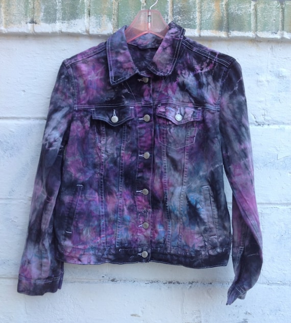 Super Cool Tie Dye Denim Jacket