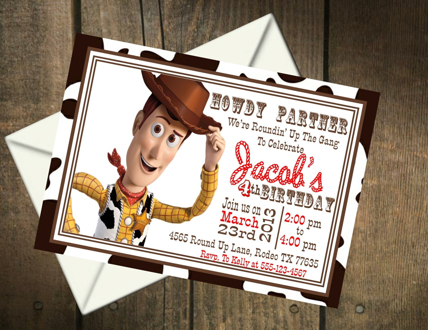 toy story woody birthday party printable by