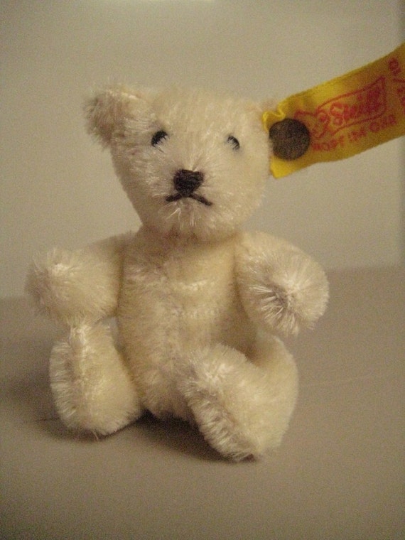 steiff bear white