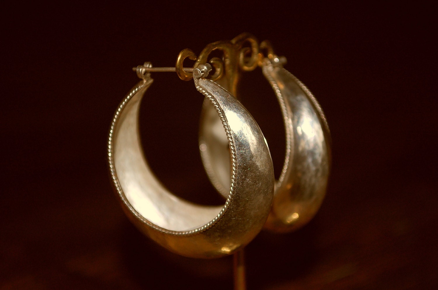 Big Ethnic Hoop Earrings Haute Juice