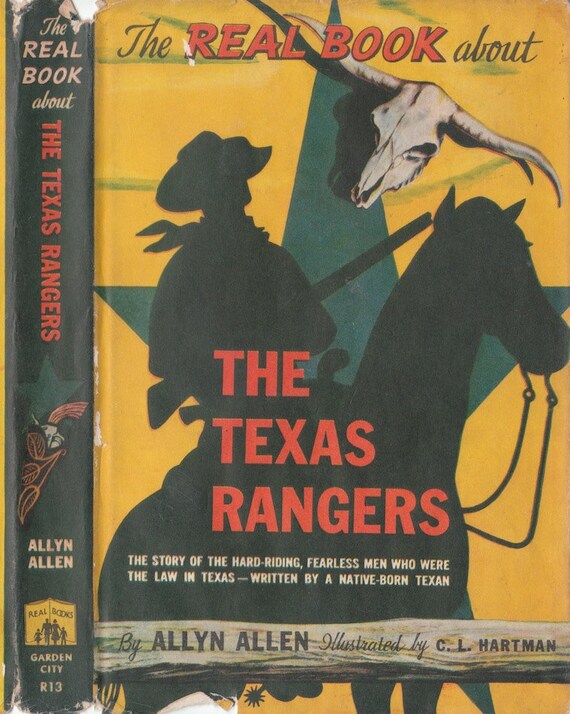 The Texas Rangers 1952 vintage childrens by AnemoneReadsVintage