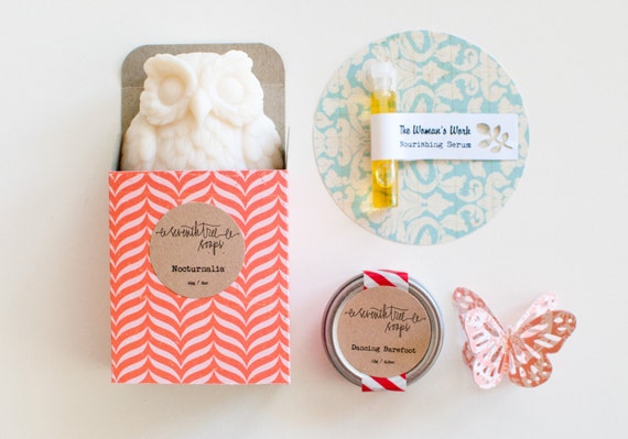 Owl Soap Gift Set - Owl Soap, Lip Balm, Nourishing Serum