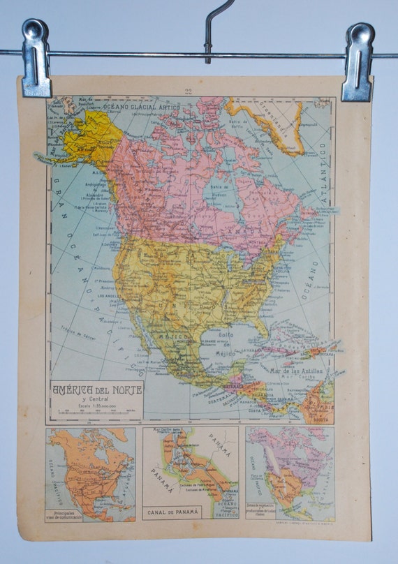 Mapa Político América Del Norte Antiguo 1940 Free Nude Porn Photos 9378