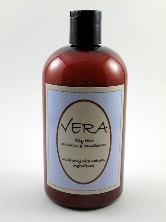 Vera Oily Hair Shampoo  Coditioner 16 oz. by veranatural on Etsy