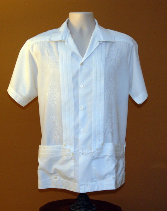 mexican white shirt mens