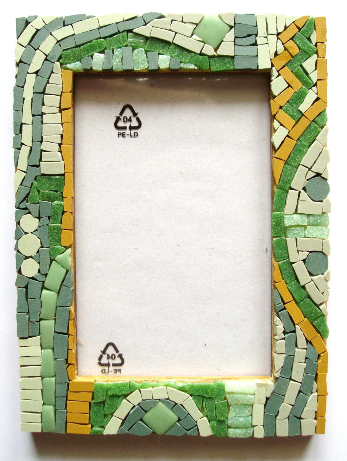 Mosaic picture frame by Psifides on Etsy