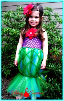 Little Mermaid Tutu Costume Pageant Party Portrait Dress Order Now ...