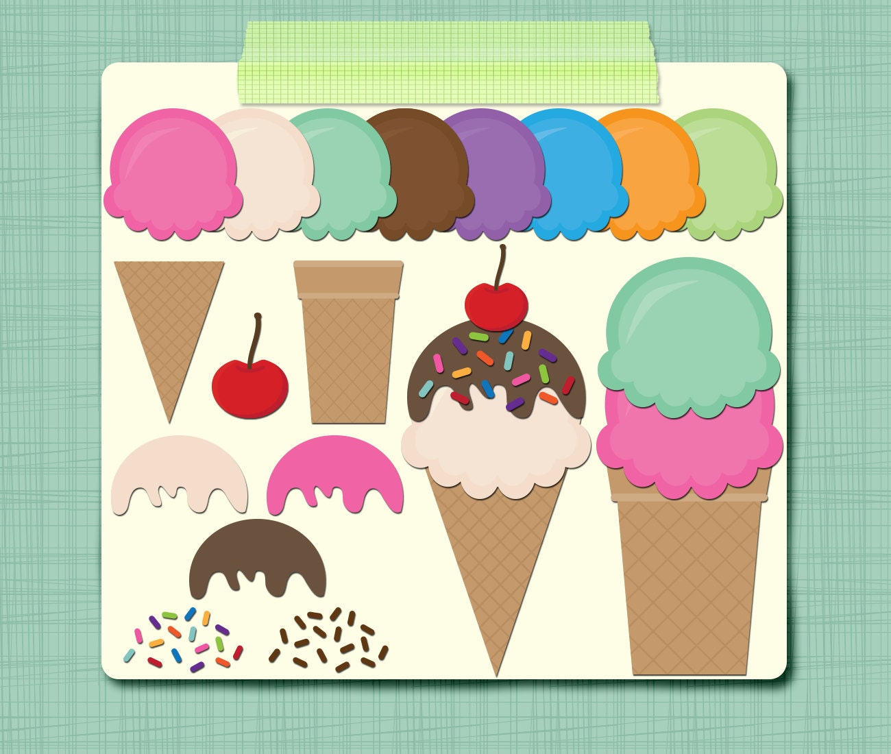 vintage ice cream clipart - photo #19