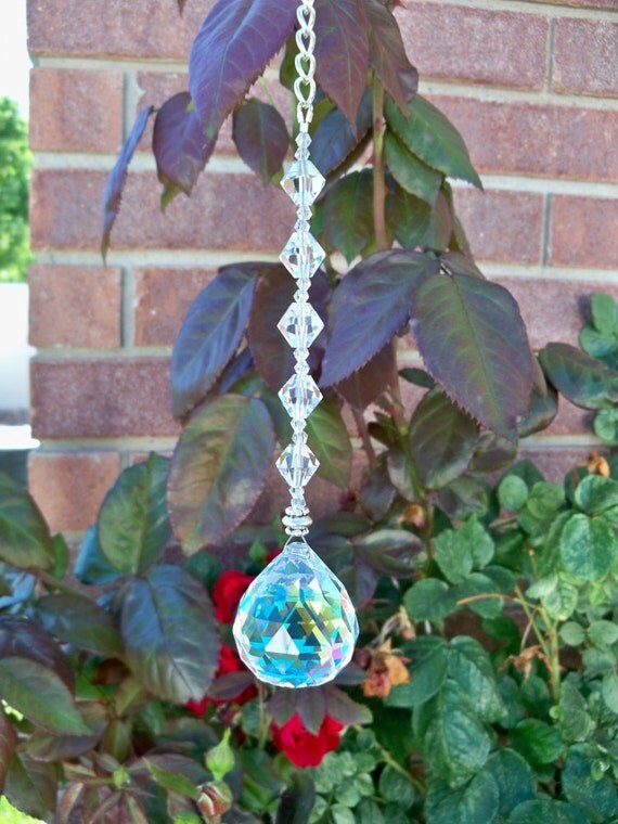 Crystal Suncatcher Crystal Rear View Mirror Charm Mirror