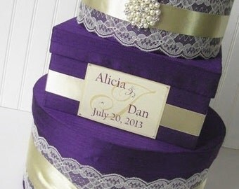 Wedding Card Box Money Box Gift Card Box Holder Custom Made to Order