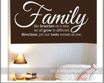 Family Tree Photo Wall family tree decal | etsy Family Tree Photo Wall family tree decal | etsy