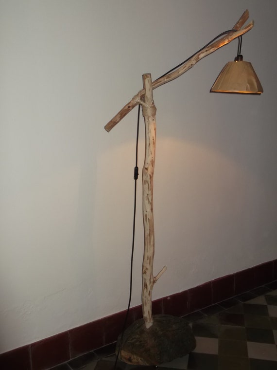 Items similar to wooden floor lamp on Etsy