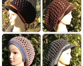 Mesh Slouchy Tam Crochet Pattern