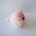 ON HOLD - Small pink felt bird - Peony