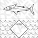 PDF: Shark Food Tent Label Food and Dessert Labels