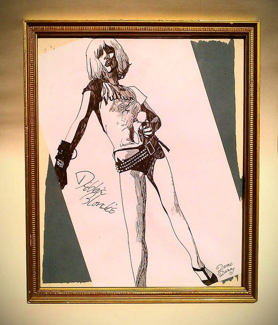 Dame Darcy, Illustration, punk, Blondie, comics, Debbie Harry, With a Gun