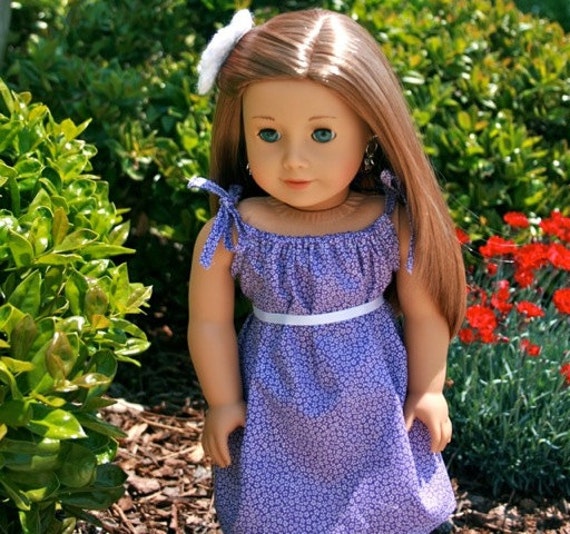 Stylish Sundress For American Girl Doll Or Other 18" Doll