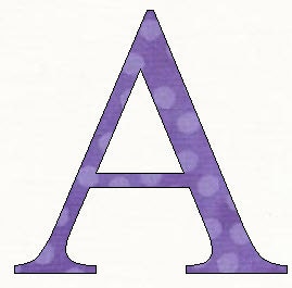 Printable Alphabet Times Roman Font template pattern in pdf