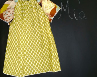 SAMPLE - Aline Mini Dress or Top - Amy Butler - Will fit Size 12 month up to a 5T - by Boutique Mia and More - Ready To Ship