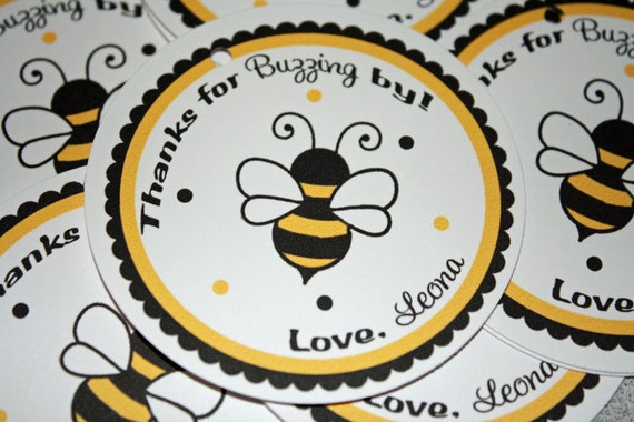 Sweet Bee Favor Tags / Bumblebee Favor Tags / Bee Favor Tags / Bee Gift Tags / Bee Stickers / Bumblebee Stickers / Any color Il_570xn