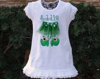 st patricks day tutu set