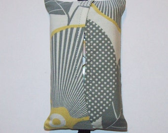 Auto Visor Tissue Cozy - Stylish Tissue Holder For Your Car - Amy Butler Optic Blossom
