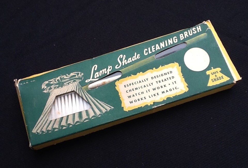 Vintage Save A Shade Lamp Shade Cleaning Brush in Original Box