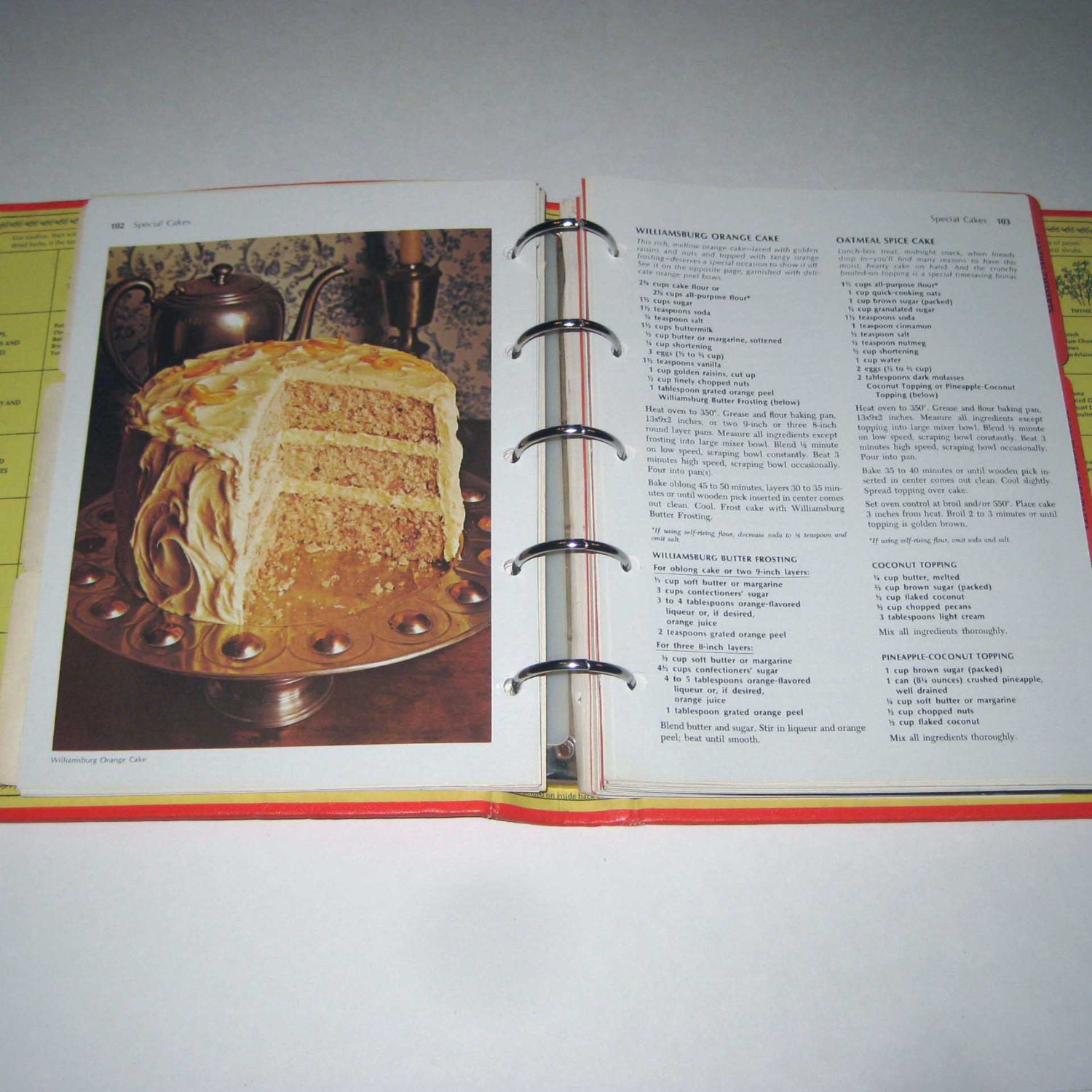 Betty Crocker's Cookbook Vintage 1960s Red Ring Binder