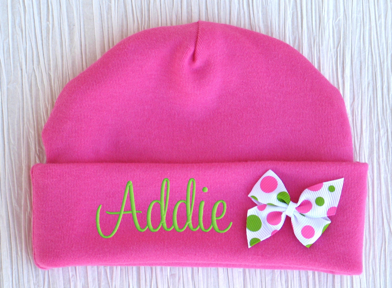 Personalized Beanie Hat Newborn Baby Girl Embroidered   Il Fullxfull.414215877 Qu1t 