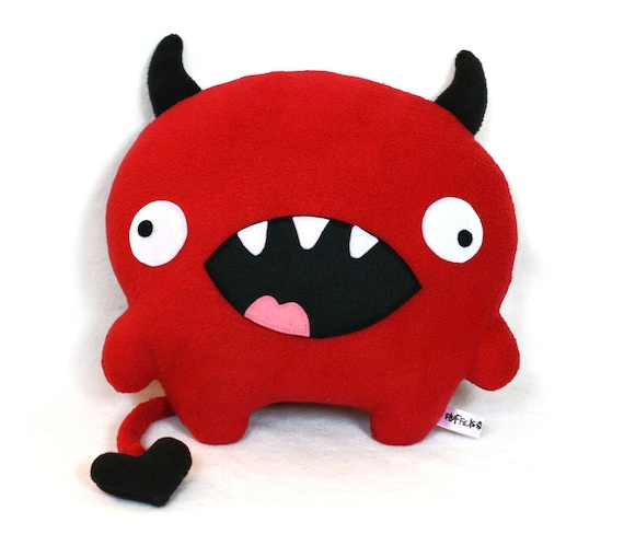 Love Devil valentine sewing pattern plush toy PDF