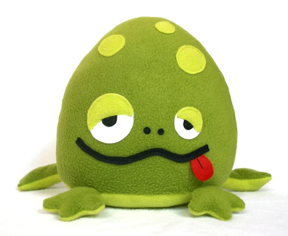 Bubbo the frog  Sewing pattern plush toy PDF