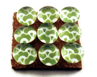 Glass Push Pins Cork Board Pins Thumb Tacks Funky Pushpins in Fiona (P66)